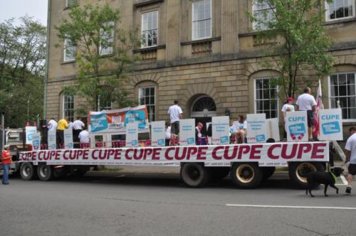 CUPE float. (Photo: Peter Walsh)