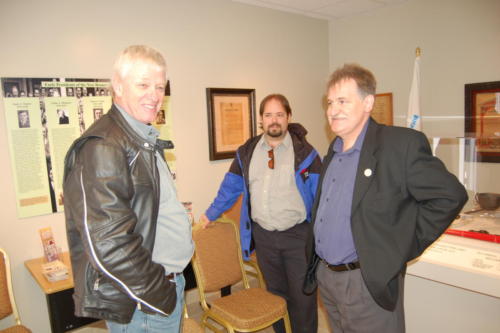 Ron Oldfield, Serge Landry and Michel Boudreau. (Peter Walsh Photo)