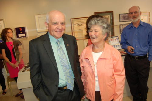 George Vair and Irene Schell. (Peter Walsh Photo)