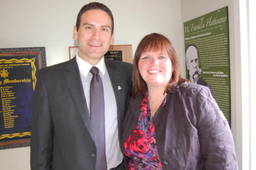 Saint John Mayor Mel Norton and Deputy Mayor Shelley Reinhart. (Peter Walsh Photo)