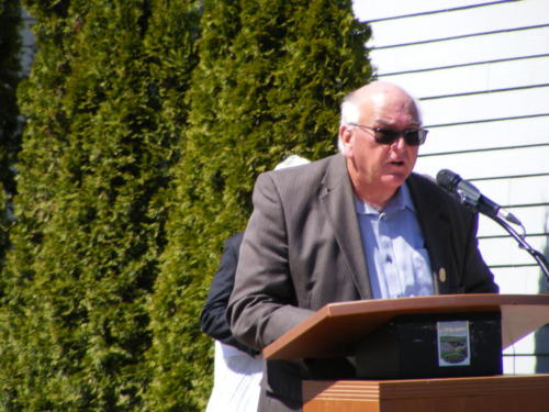 Danny Legere, President of the NBFL was the guest speaker at the ceremony. 