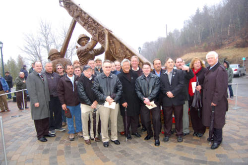 Boilermakers delegation attended the ceremony. (Peter Walsh Photo)