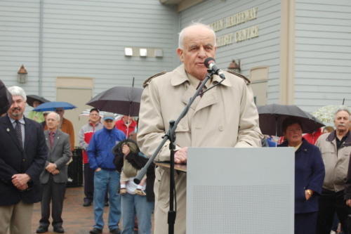George Vair, Chairman April 28th Monument Committee. (Al Rouse Photo)
